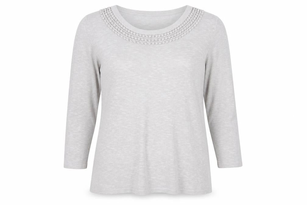 Laura Ashley Women's Ivory Pullover Jumper UK 12