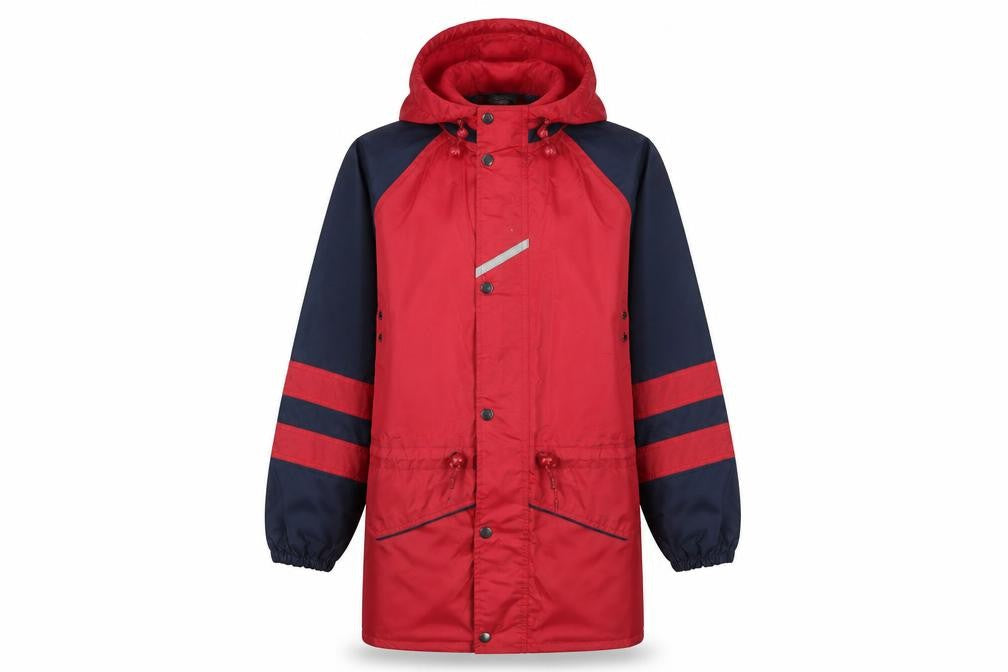 Regatta Unisex Red Rain Jacket, Size 34, Water Resistant