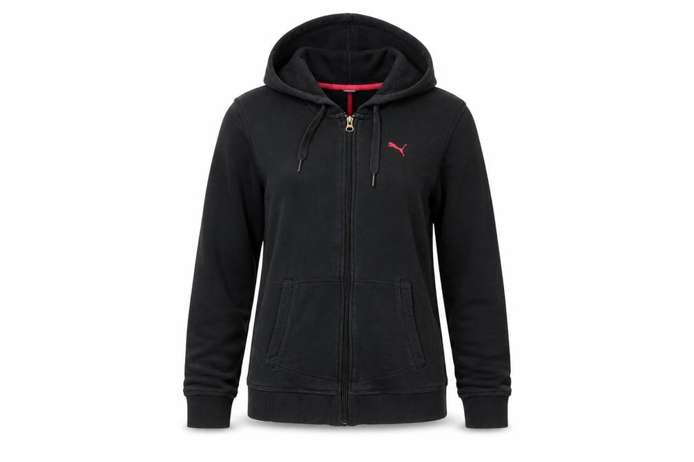 Puma Women's Black Full Zip Hoodie Size 12