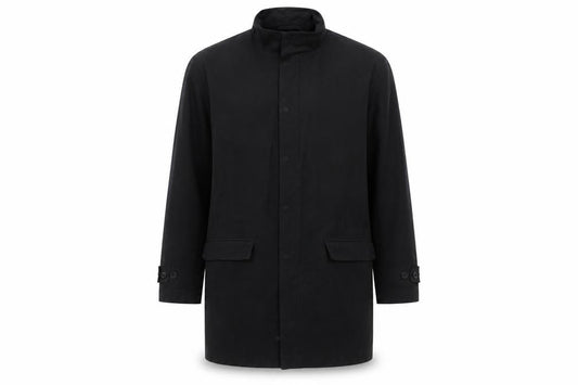 J by Jasper Conran Men’s Black Cotton Overcoat L