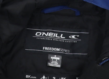 Close-up detail of O'Neill Men's Blue Waterproof Rain Coat S