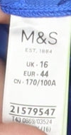 Marks & Spencer Women's Blue Floral Button-Up Tunic