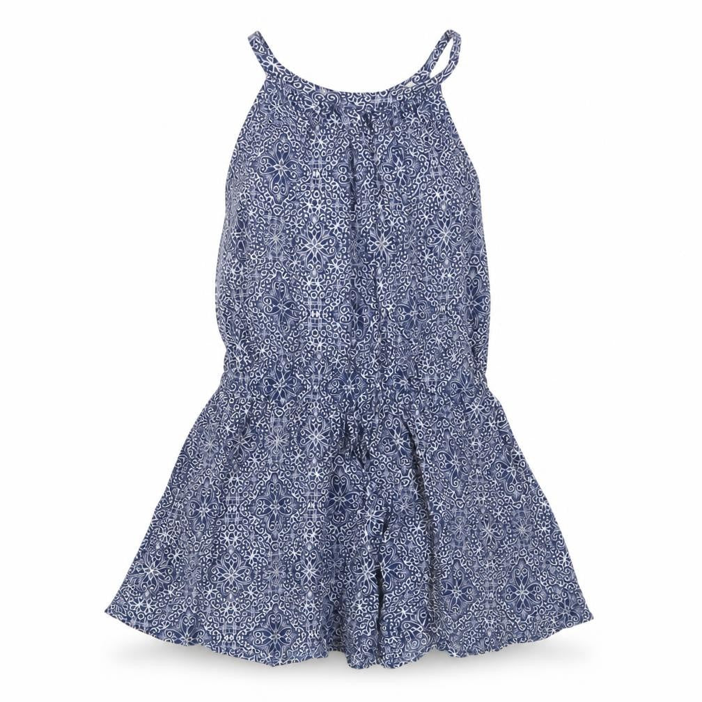 Gap Women's Blue XS Halter Geometric Playsuit