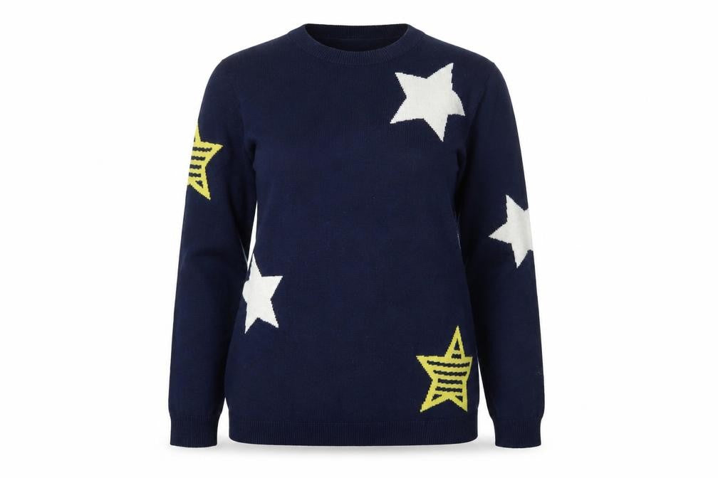 Whisper By Brodie Women's Blue Pullover Jumper M