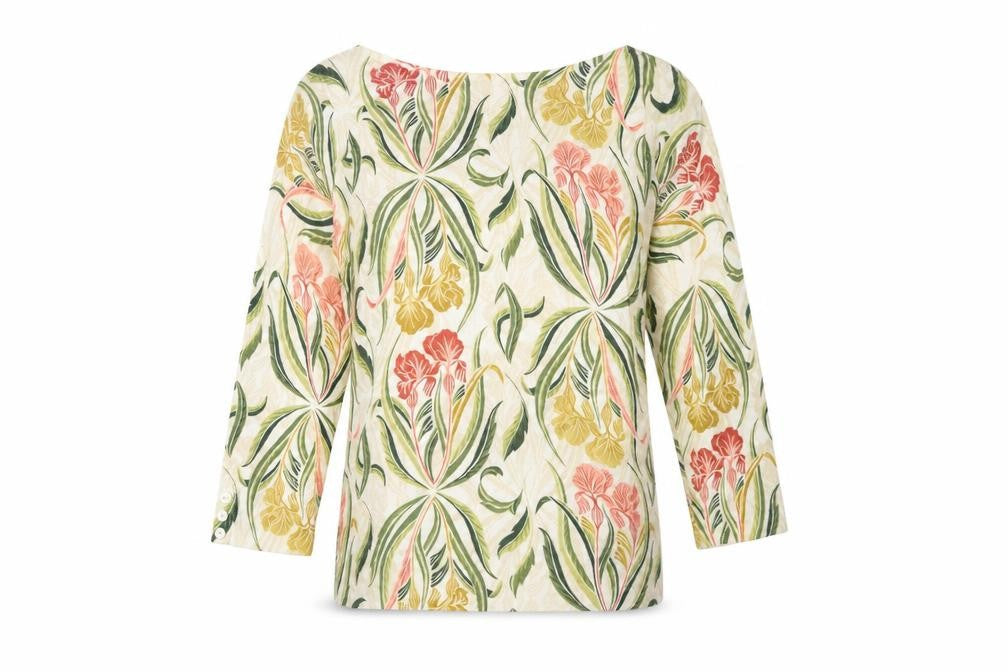 Next Women's Multicoloured Floral Tunic Blouse Size 8
