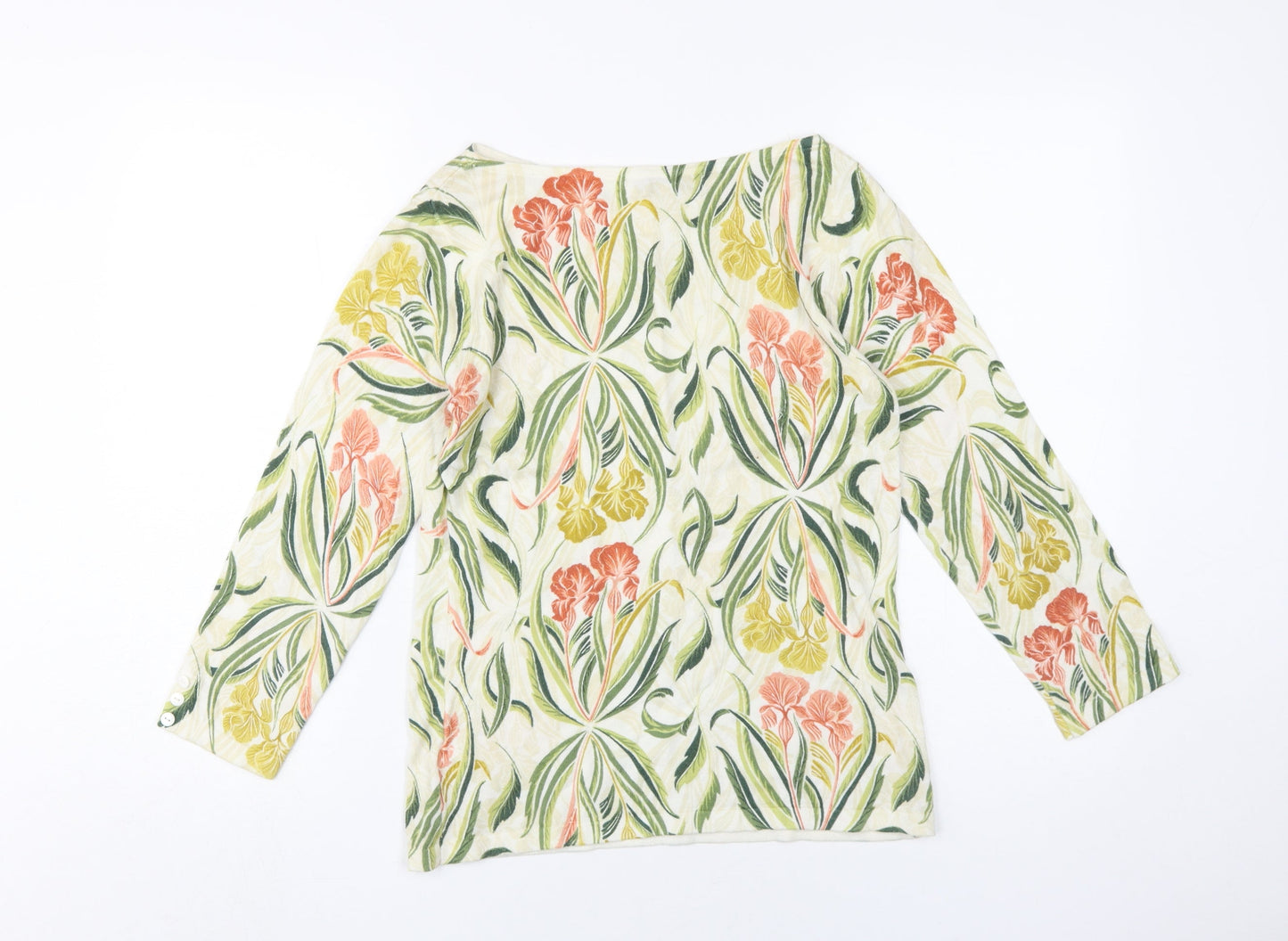 Next Women's Multicoloured Floral Tunic Blouse Size 8