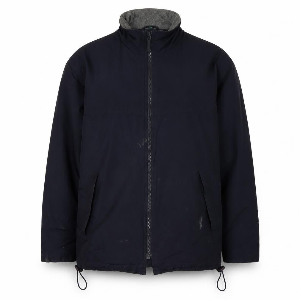 Racing Green Men's Black Windbreaker Jacket M