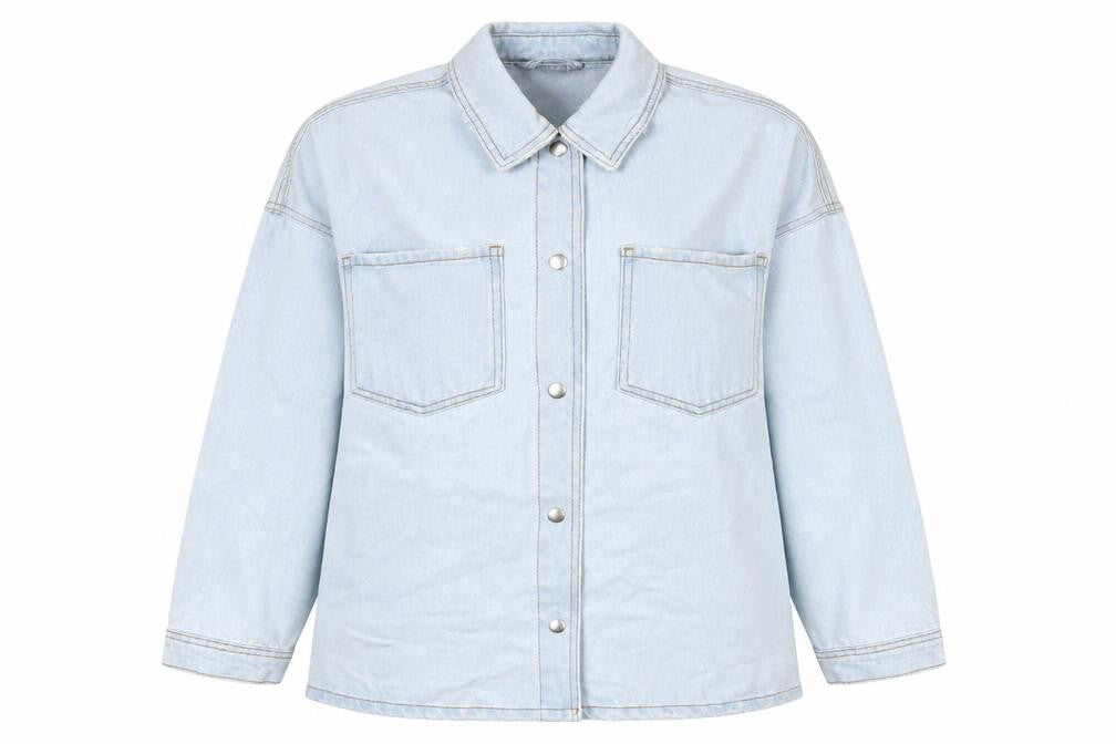 New Look Women's Blue Denim Jacket Size 10