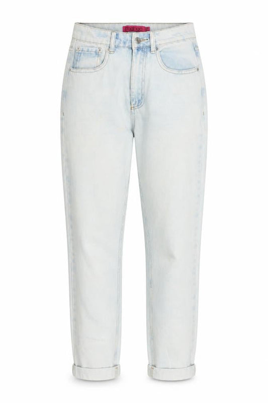 Boohoo Women’s Blue Mom Jeans Size 8, Relaxed Fit, High Rise