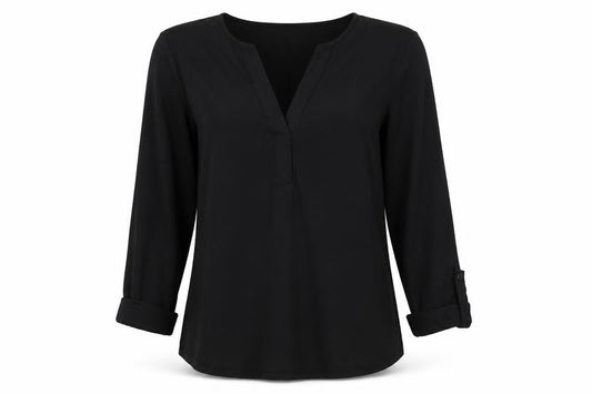 Massimo Dutti Women's Black XS Tunic with Long Sleeves