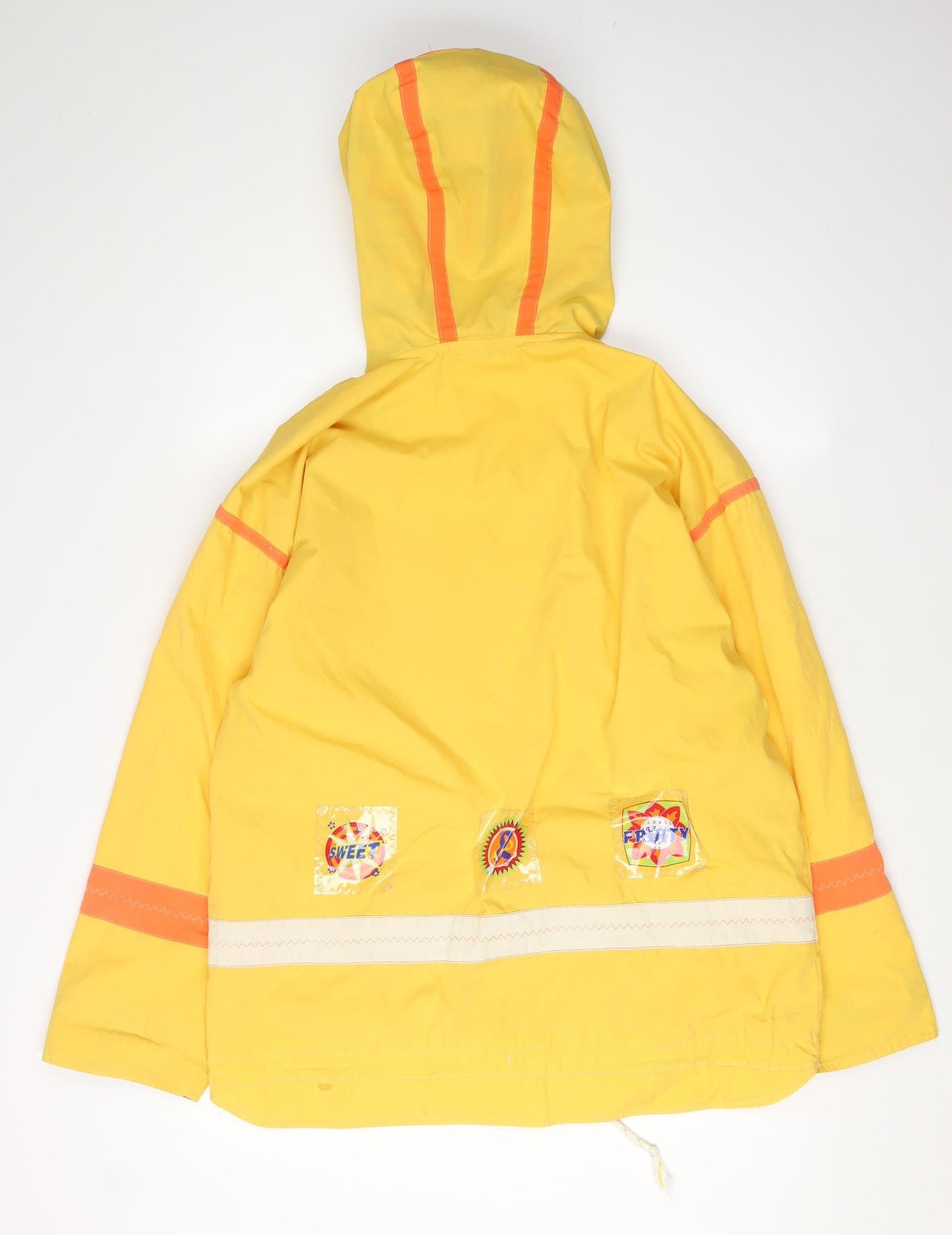 St Bernard Unisex Yellow Hooded Parka Jacket 2XS