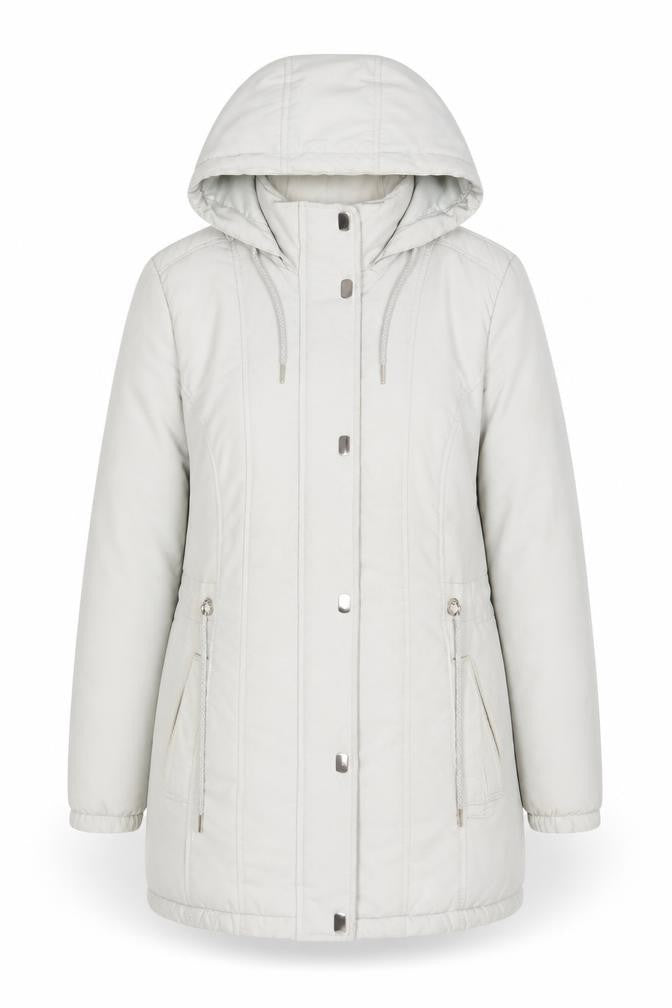 Bonmarché Women's Grey Parka Jacket Size 14