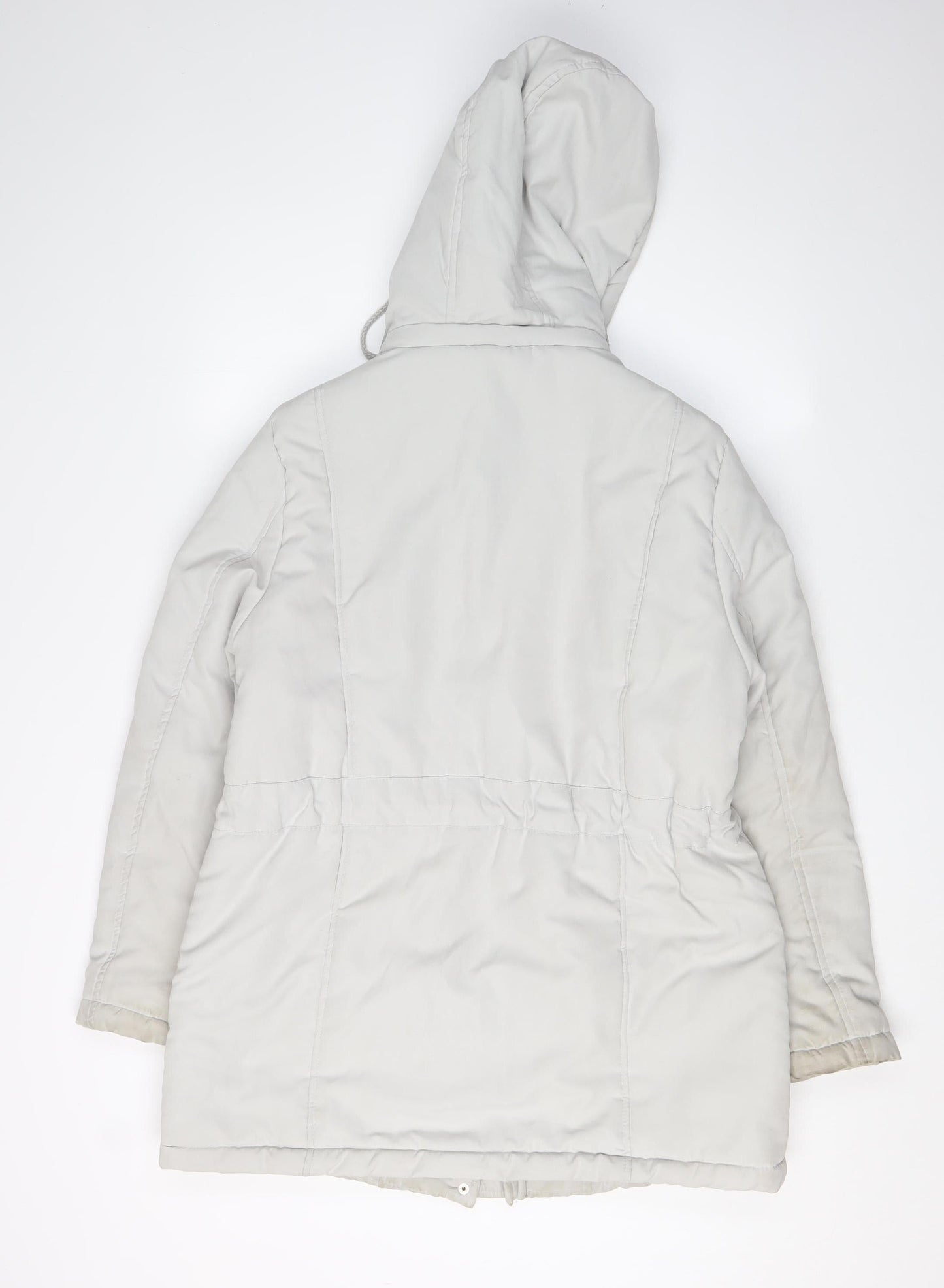 Bonmarché Women's Grey Parka Jacket Size 14