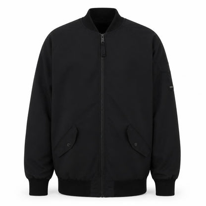 Hollister Men's Black Bomber Jacket M - Casual Style