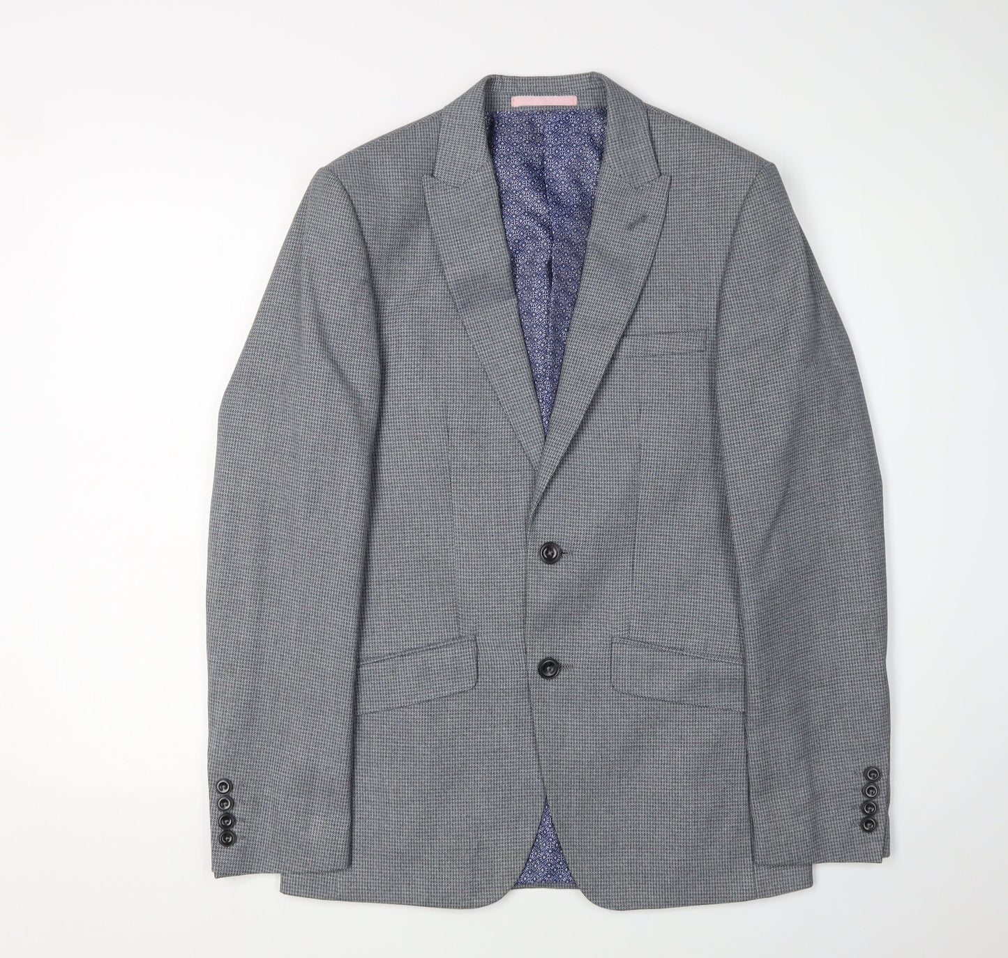 Burton Menswear London Men's Grey Slim Suit Jacket 36R