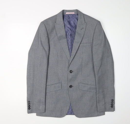 Burton Menswear London Men's Grey Slim Suit Jacket 36R