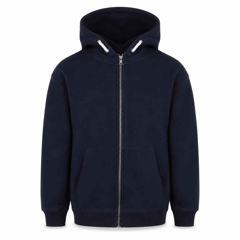 Marks & Spencer Boys Full Zip Blue Hoodie Size 146