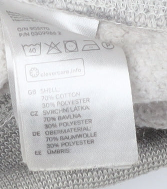 Brand and care label for L.O.G.G. Men's Grey Jogger Trousers, size S