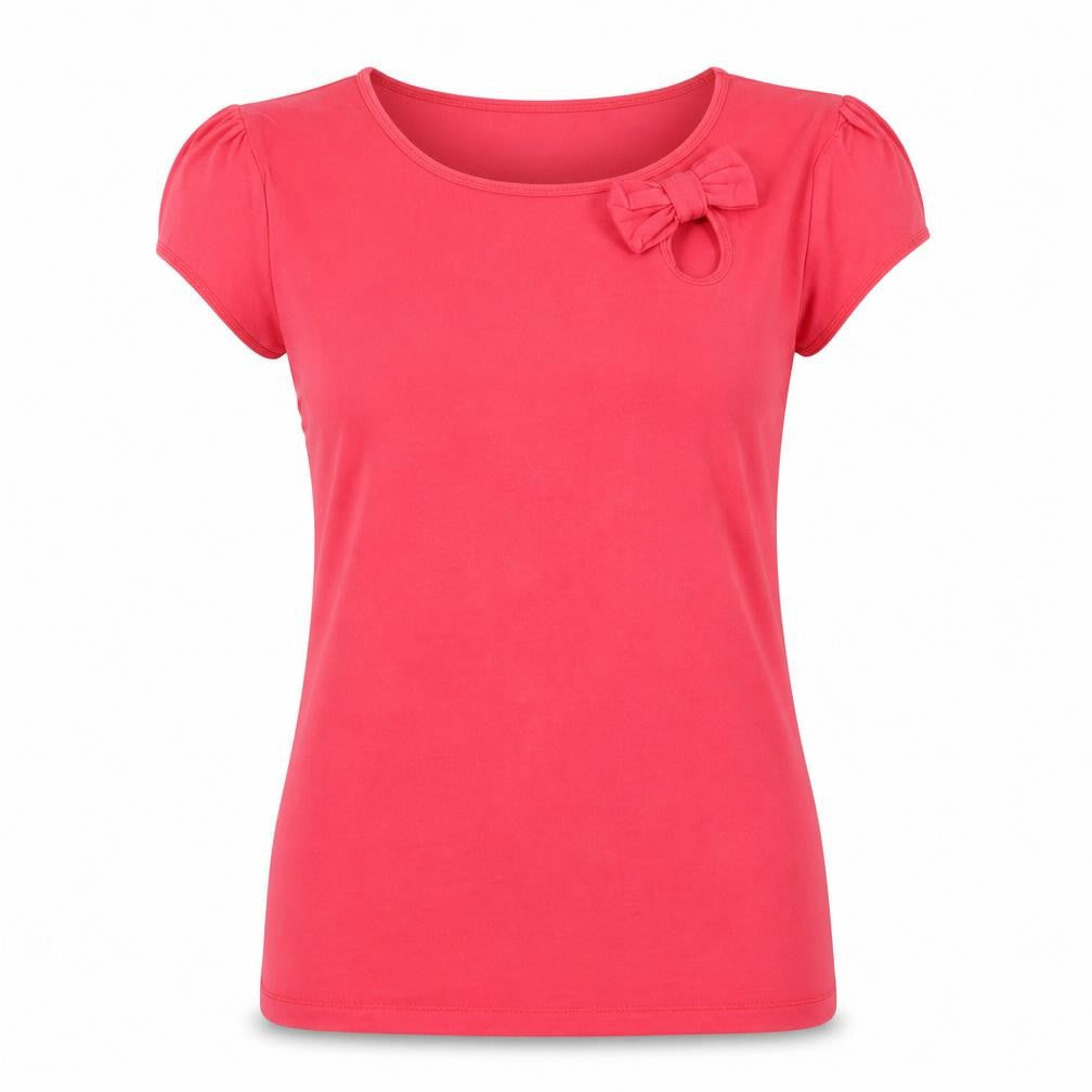 Next Women's Red Bow Accent T-Shirt Size 16