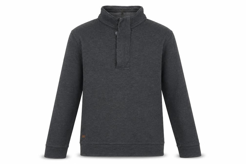 Rocha John Rocha Men's Grey Small Henley Sweatshirt