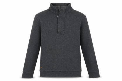 RJR.John Rocha Men's Grey Small Henley Sweatshirt