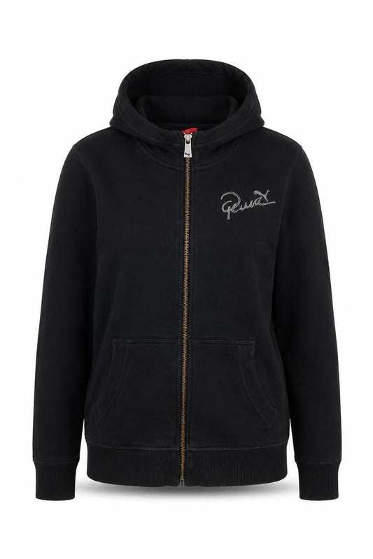 Puma Women's Black Size 8 Full Zip Hoodie