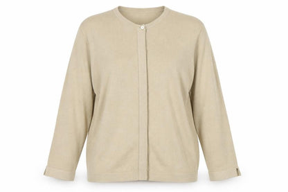 Windsmoor Women's Beige Cardigan L, Lightweight Button