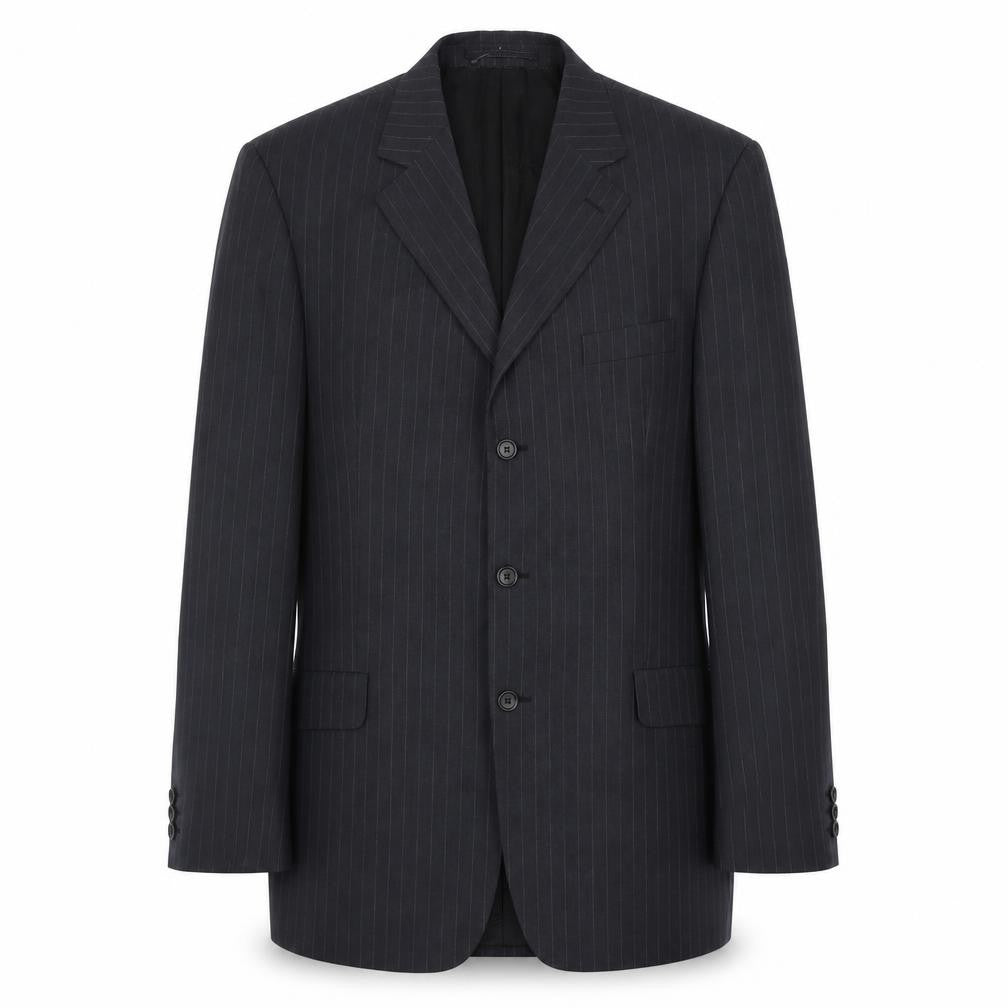 Austin Reed Men's Black Striped Suit Jacket 42 Long Classic