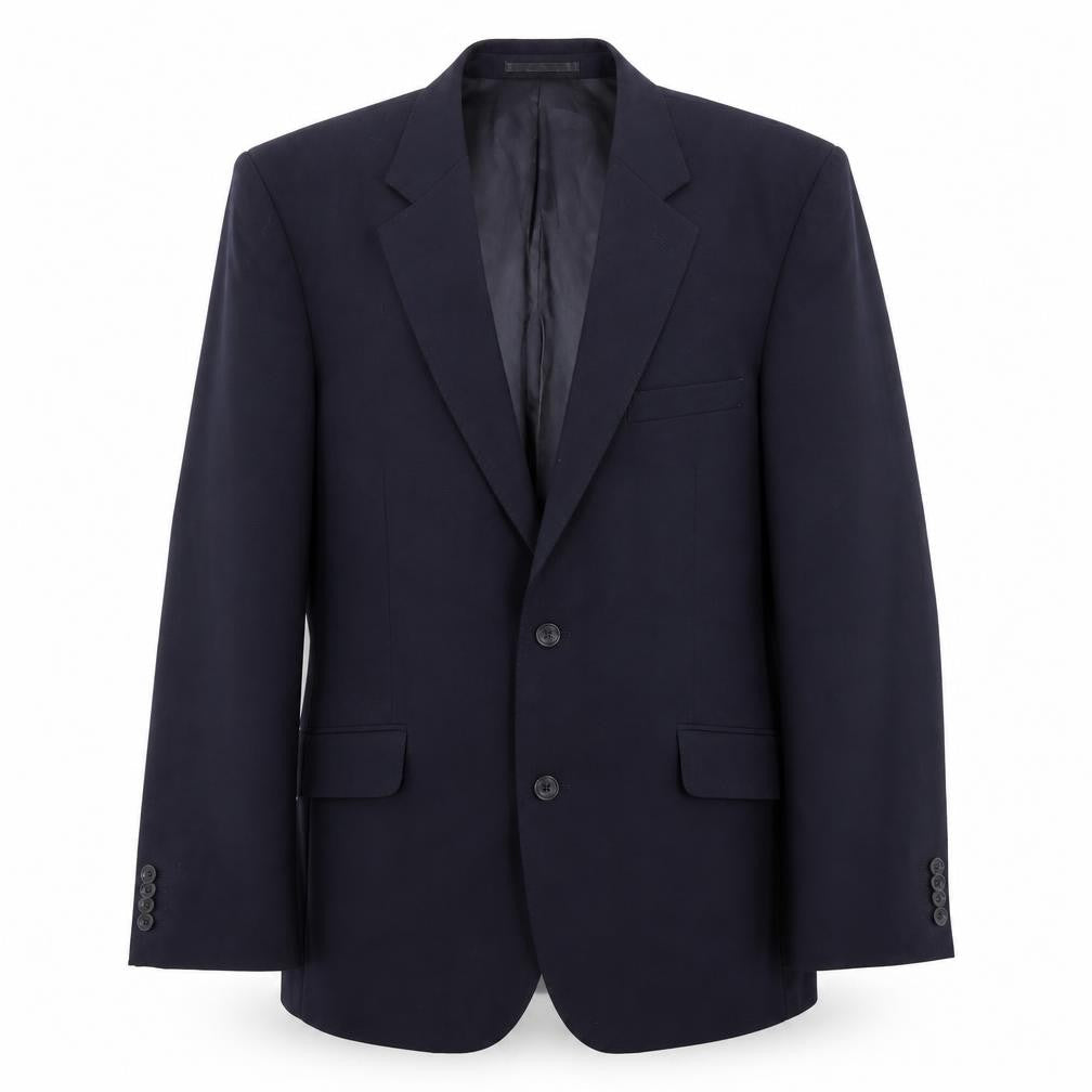 T.M. Lewin Men's Black Wool Blazer Size 40L Formal