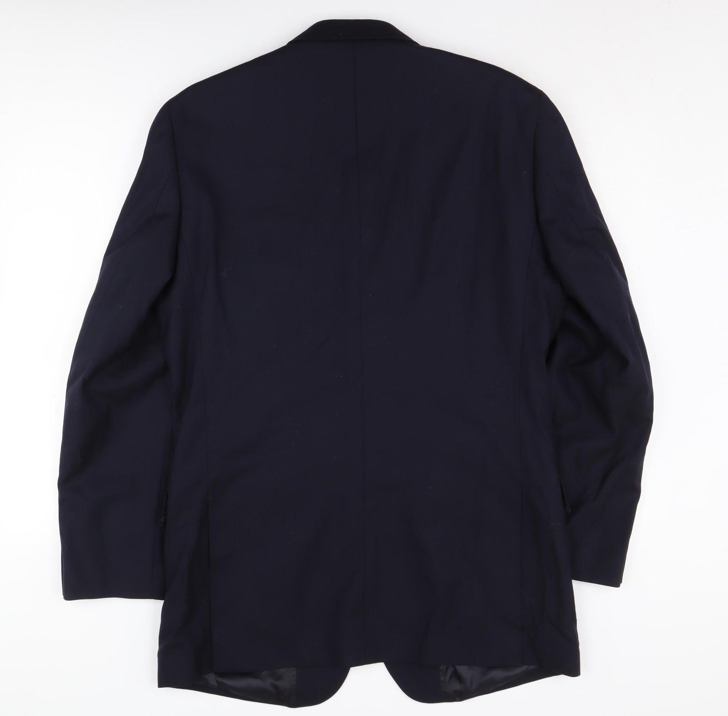 T.M. Lewin Men's Black Wool Blazer Size 40L Formal