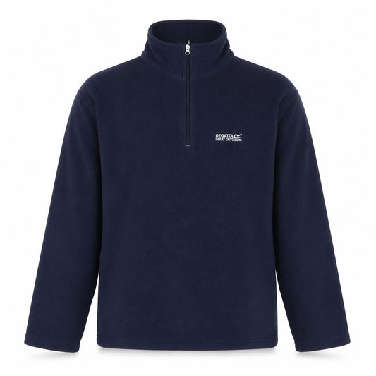 Regatta Men's Blue 1/4 Zip Fleece Sweatshirt L