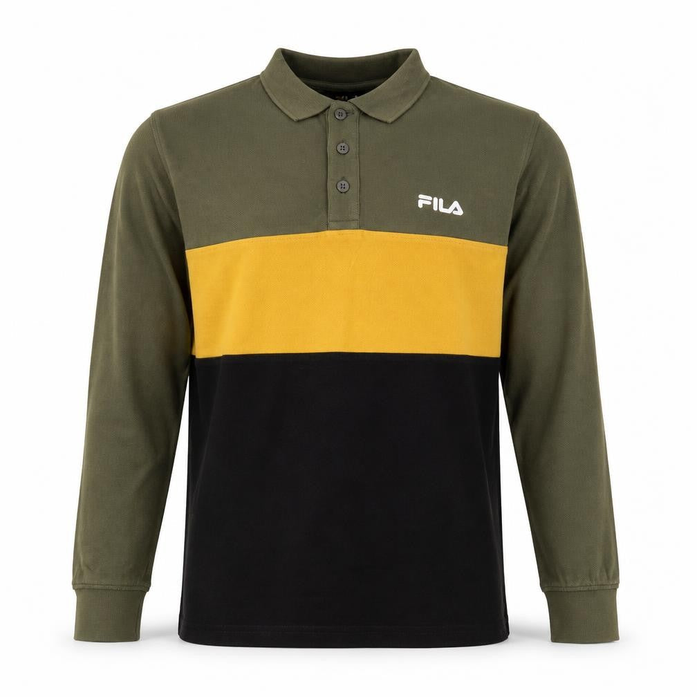 Fila Men's Multicoloured M Polo Long Sleeve