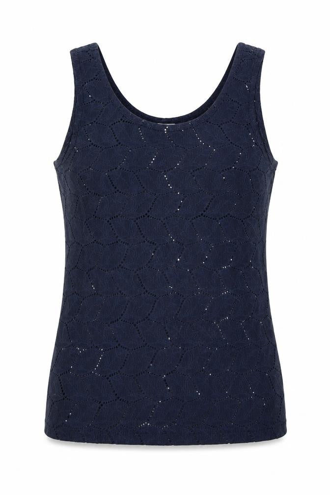 Jacqueline de Yong Women's Blue Tank Top M