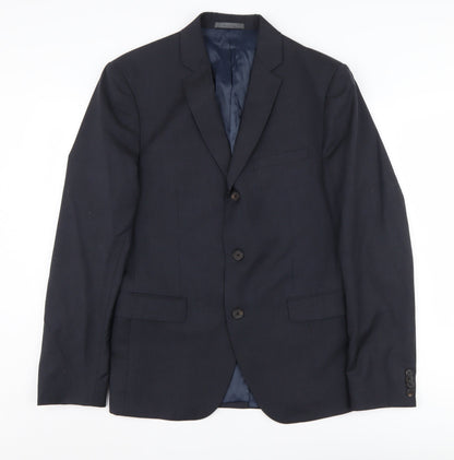 Calvin Klein Men's Black Blazer, Size 52, Business Formal