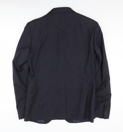 Calvin Klein Men's Black Blazer, Size 52, Business Formal