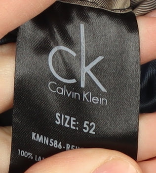 Calvin Klein Men's Black Blazer, Size 52, Business Formal