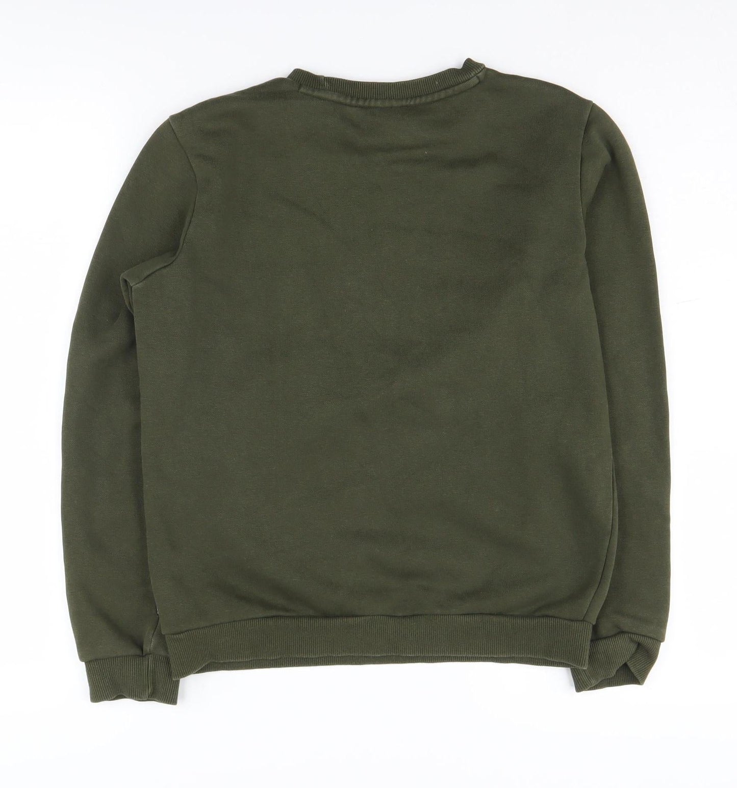 Puma Boys Green Logo Pullover Sweatshirt, 14 Years