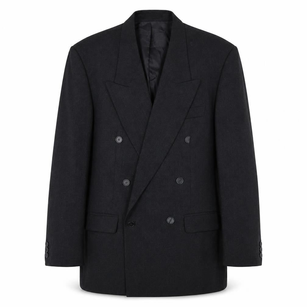 Centaur Originals Men's Black Blazer 38S Double-Breasted