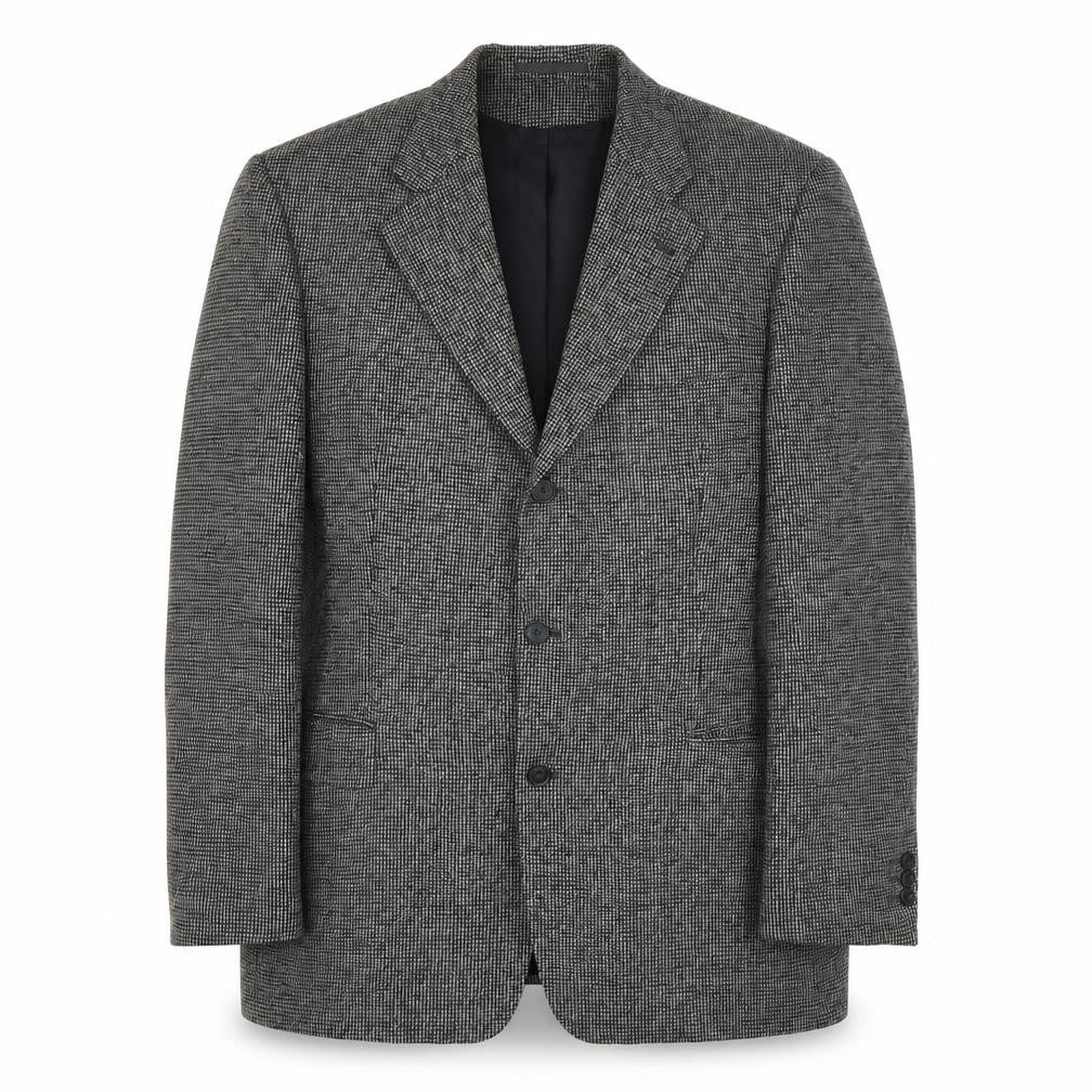 Austin Reed Men's Grey Check Wool Blazer, Size 54 UK 44, Formal