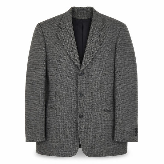 Austin Reed Men's Grey Check Wool Blazer, Size 54 UK 44, Formal
