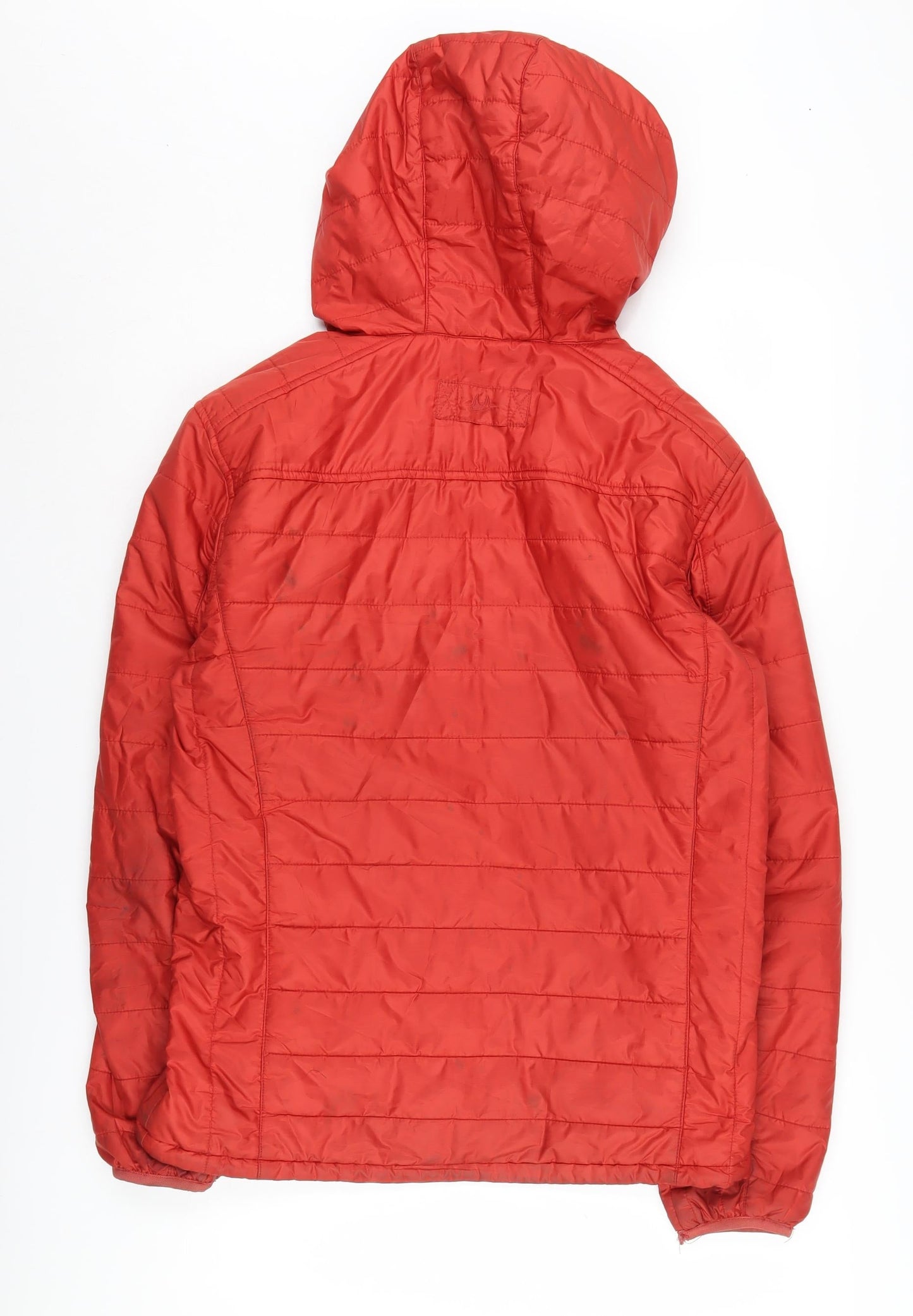 Mantaray Men's Red Puffer Jacket S Hooded Casual