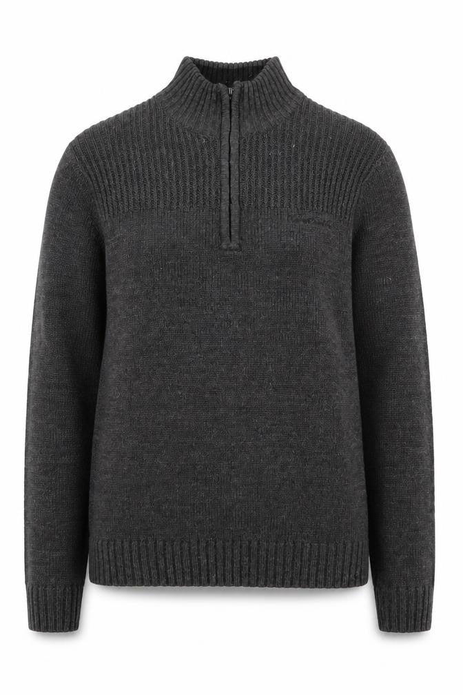 Pierre Cardin Unisex Black Full Zip Jumper S