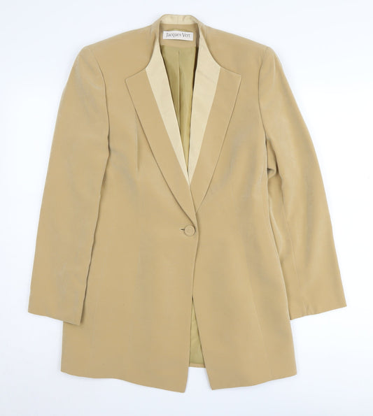 Jacques Vert Beige Women's Beige Blazer Size 10