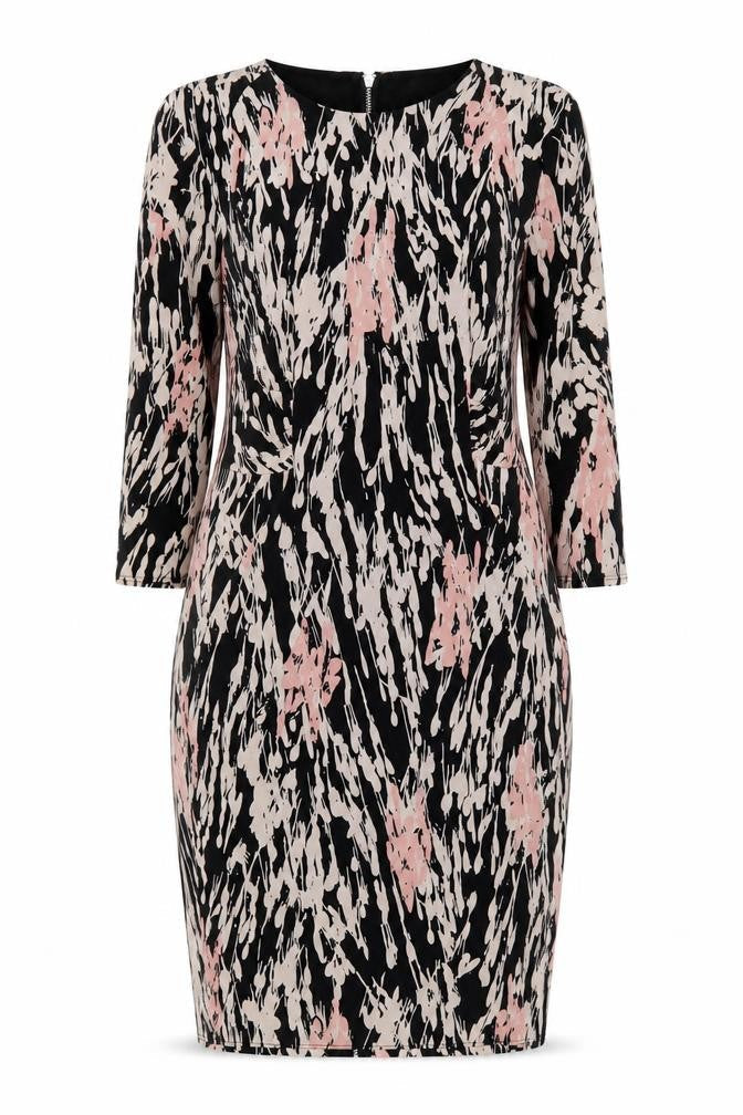 Whistles Women's Multicoloured Silk Sheath Dress Size 8