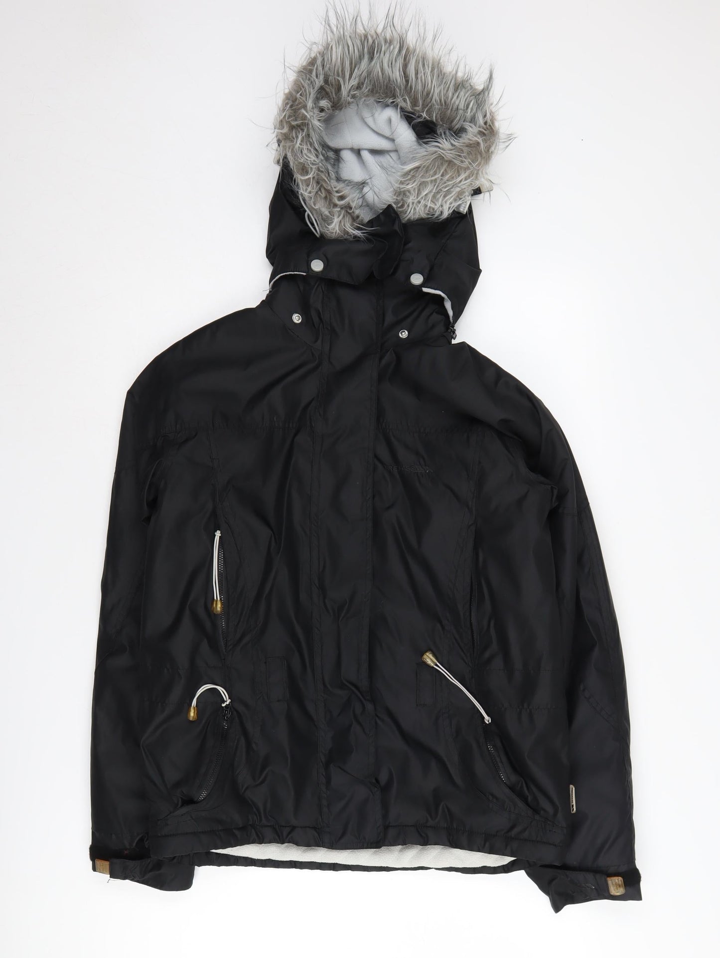 Trespass Women's Black Parka Jacket XS