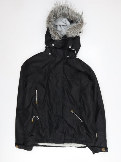 Trespass Women's Black Parka Jacket XS