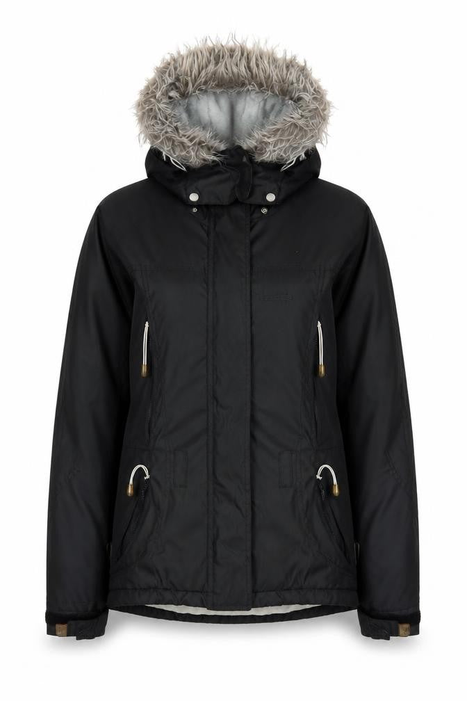 Trespass Women's Black Parka Jacket XS