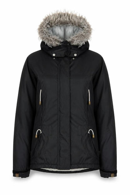 Trespass Women's Black Parka Jacket XS