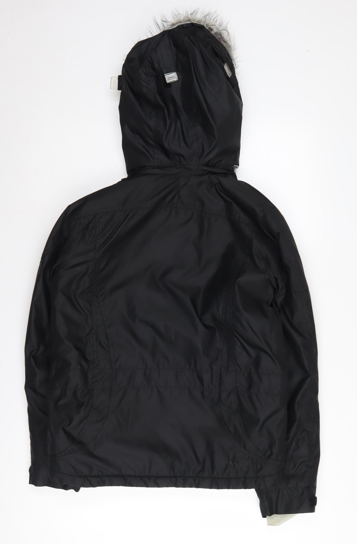 Trespass Women's Black Parka Jacket XS