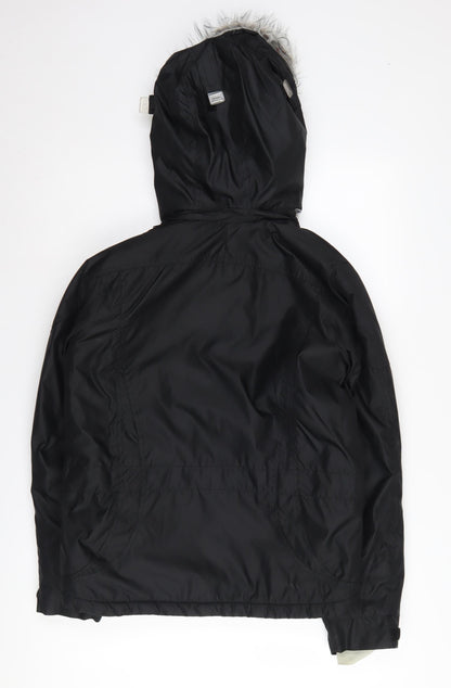 Trespass Women's Black Parka Jacket XS